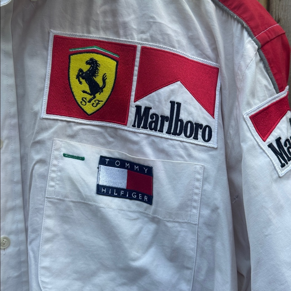 Bunyan Tommy Hilfiger X Ferrari shell Motorsport Shirt - Picture 5 of 10